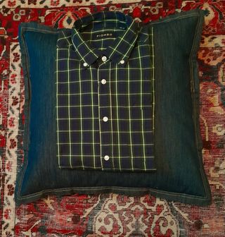 Piombo camicia cotone quadri