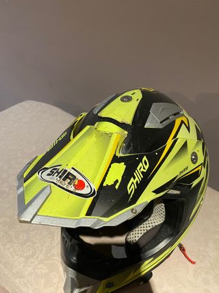 Casco Moto marca Shiro MX/Enduro / Talla XS
