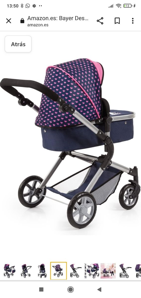 Cochecito para muñecas