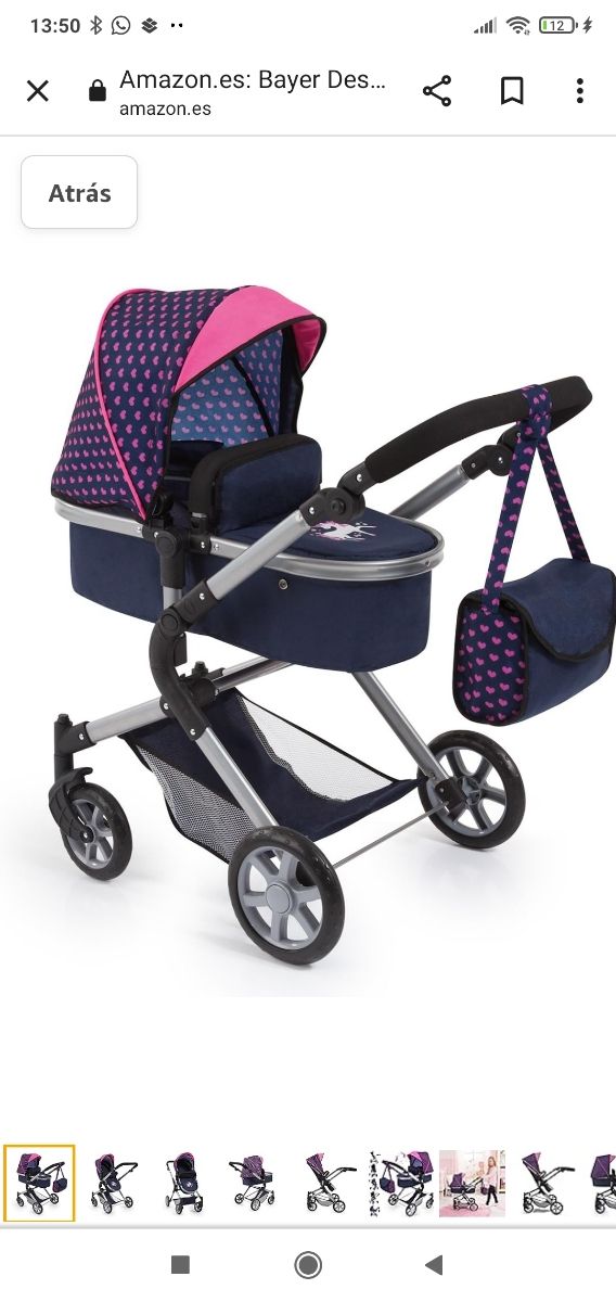 Cochecito para muñecas