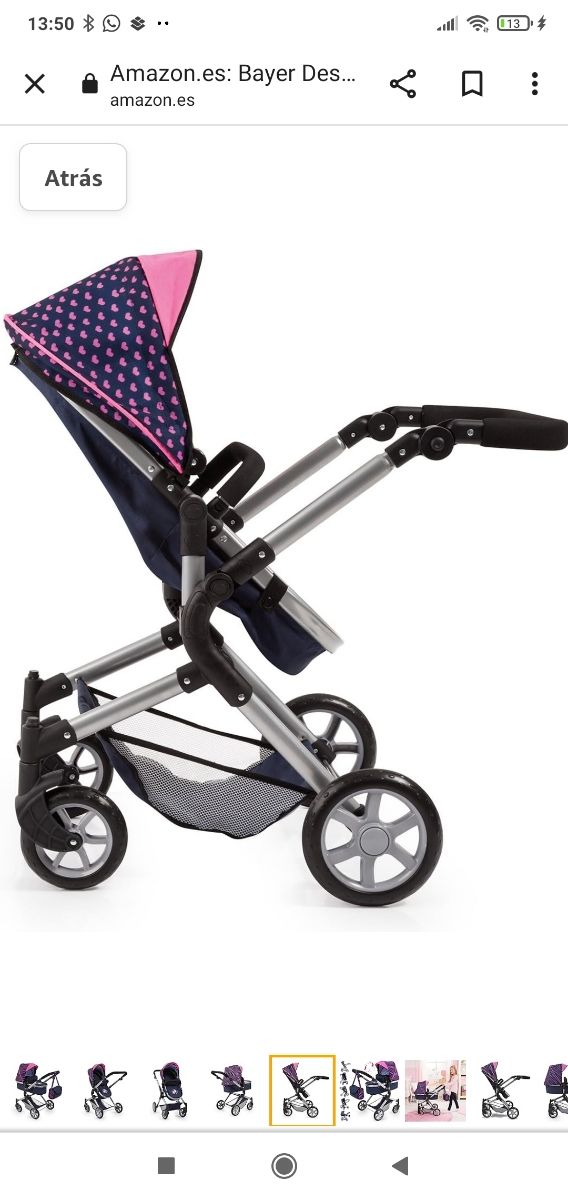 Cochecito para muñecas