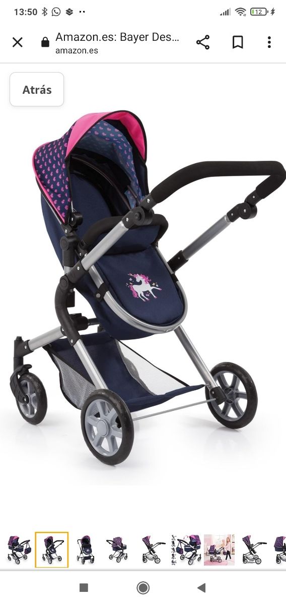 Cochecito para muñecas