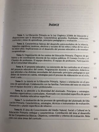 Temario Primaria. 2 volúmenes. Editorial Mad