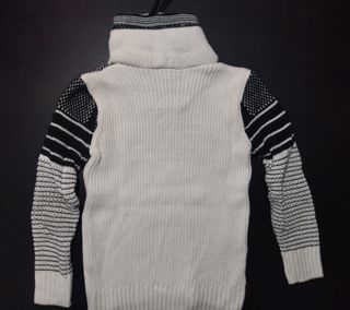Jersey azul y blanco hombre
