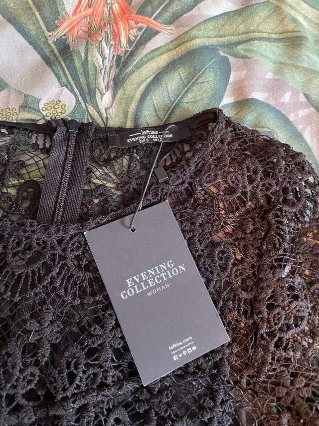 Vestido encaje negro