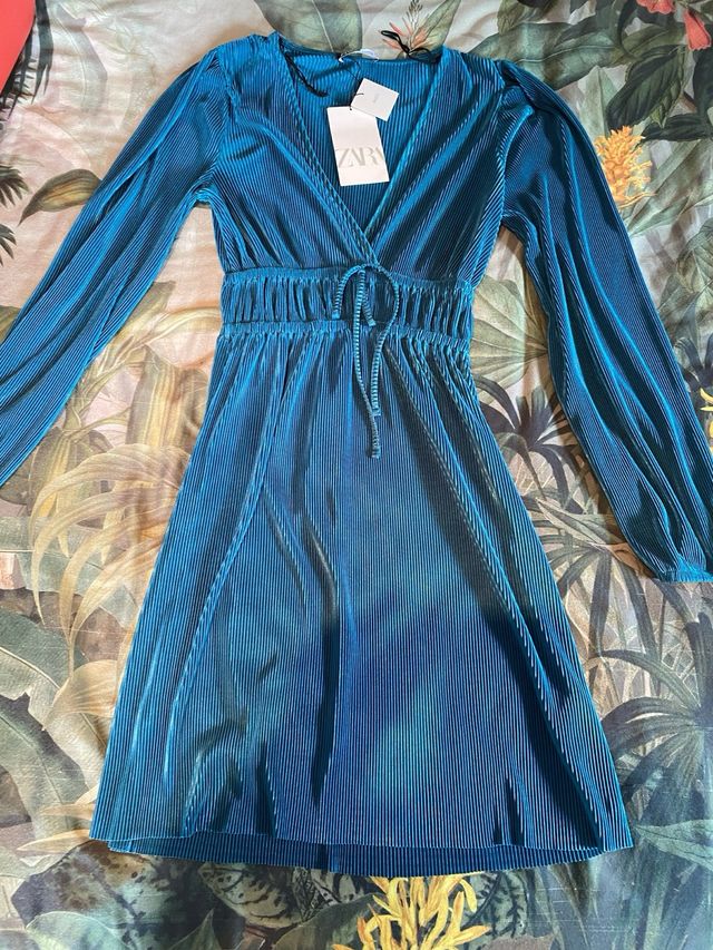 Vedtifo midi plisado Zara