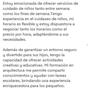 Cuidado de niños