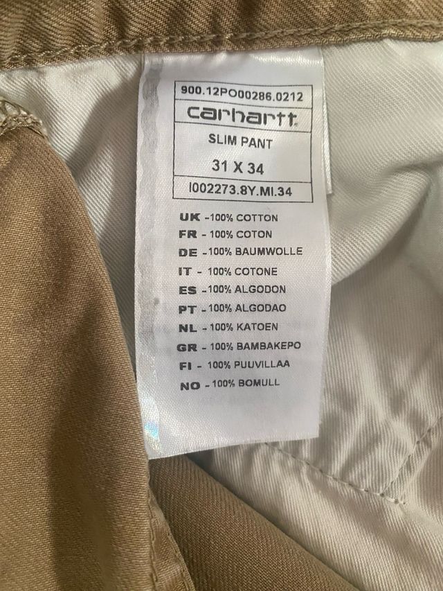 Pantalon vaquero Carhartt hombre