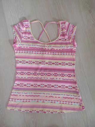 Camiseta étnica Bershka S