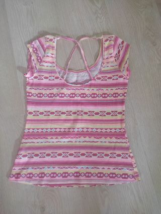 Camiseta étnica Bershka S