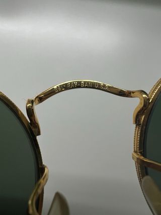 Occhiale vintage Rayban round metal