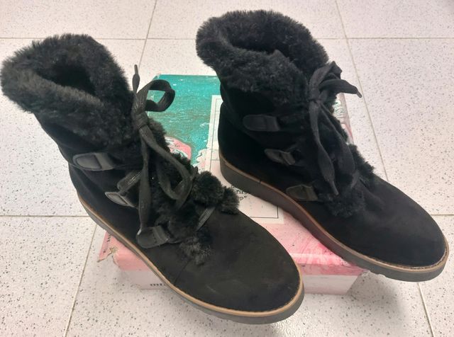 Botas con pelo de Mustang