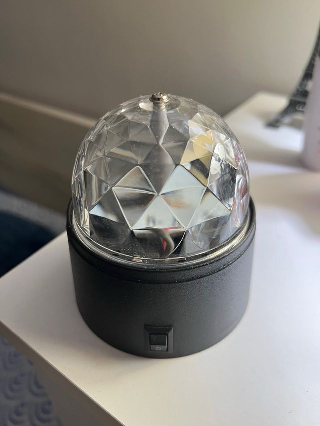 Bola discoteca luminosa (pequeña)