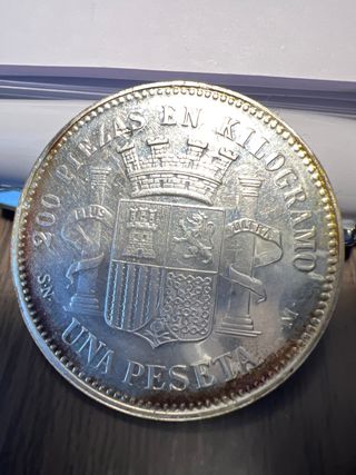 Moneda 1869 España