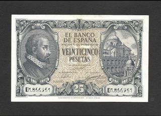 Billete 25 Pesetas 1940