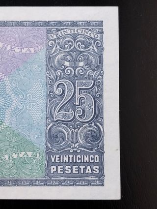 Billete 25 Pesetas 1940