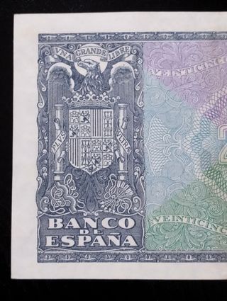 Billete 25 Pesetas 1940