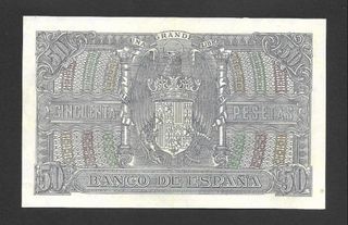 Billete 50 Pesetas 1940