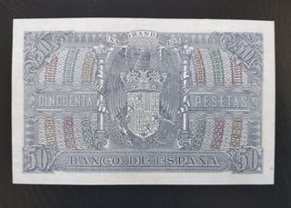 Billete 50 Pesetas 1940