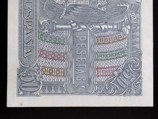 Billete 50 Pesetas 1940