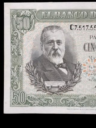 Billete 50 Pesetas 1940