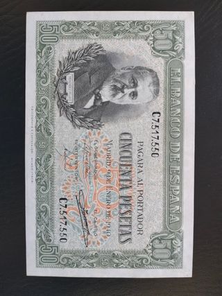 Billete 50 Pesetas 1940