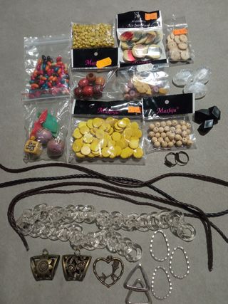 Peças para artesanato de bijuteria