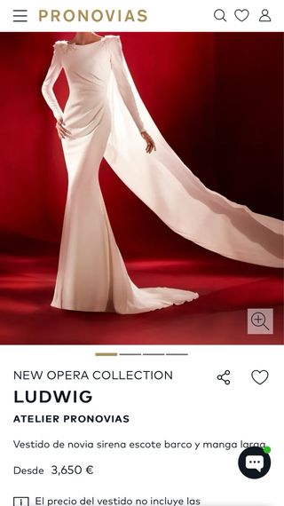 Vestido novia LUDWIG de Pronovias