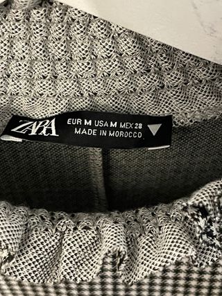 Vestido de Zara de pata de gallo