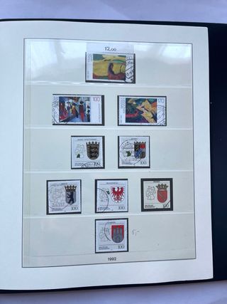 Álbum Sellos Alemania BRD 1983/1993