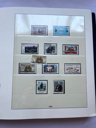Álbum Sellos Alemania BRD 1983/1993