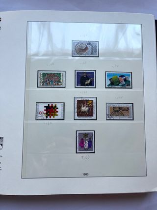 Álbum Sellos Alemania BRD 1983/1993