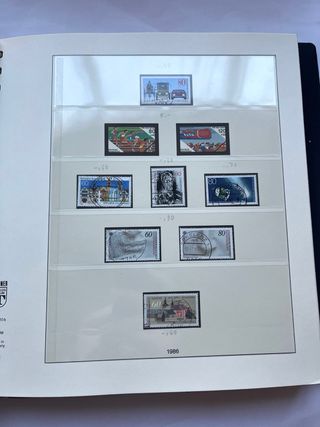 Álbum Sellos Alemania BRD 1983/1993
