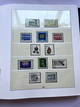 Álbum Sellos Alemania BRD 1983/1993