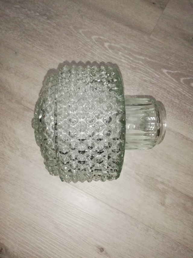 Abajour em vidro vintage