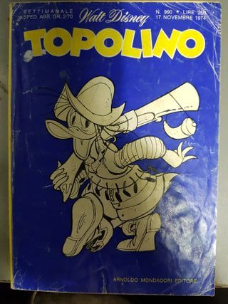 N.9 Fumetti Topolino Anni 70
