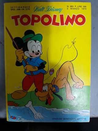 N.9 Fumetti Topolino Anni 70