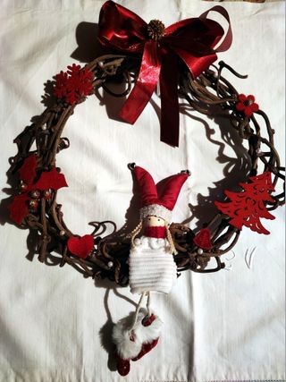 GHIRLANDA NATALE (Rossa)