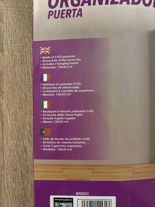 Organizador Puerta