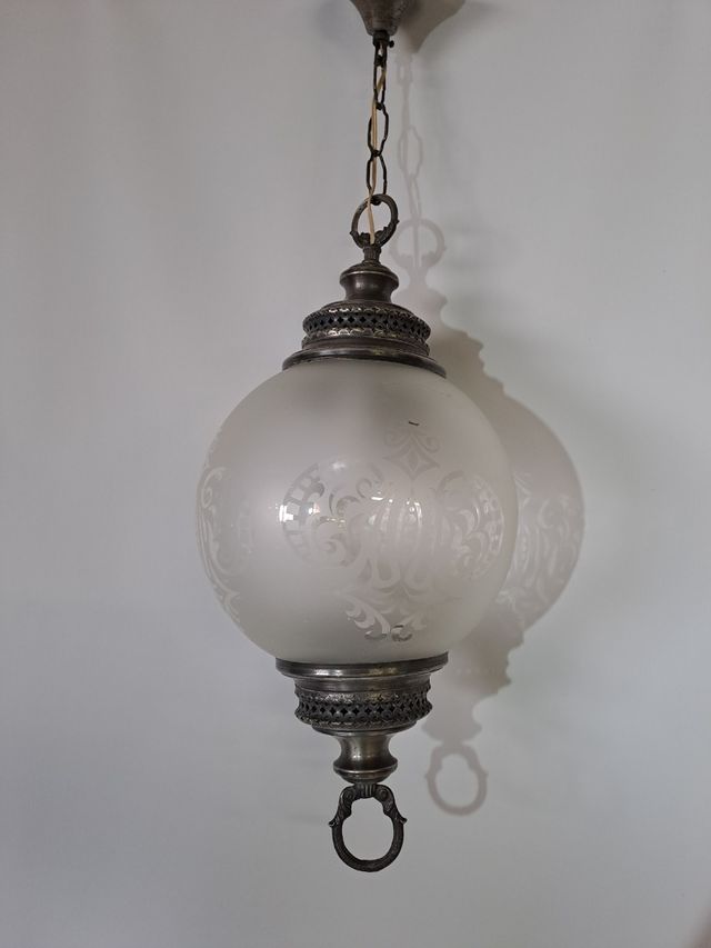 Pareja de Lámparas de techo.