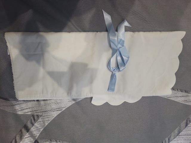 Toquilla blanca piqué