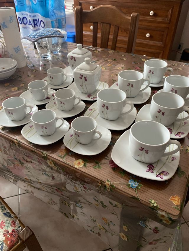 servizio da the e caffe in ceramica per casa