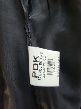 Giacca nera PDK