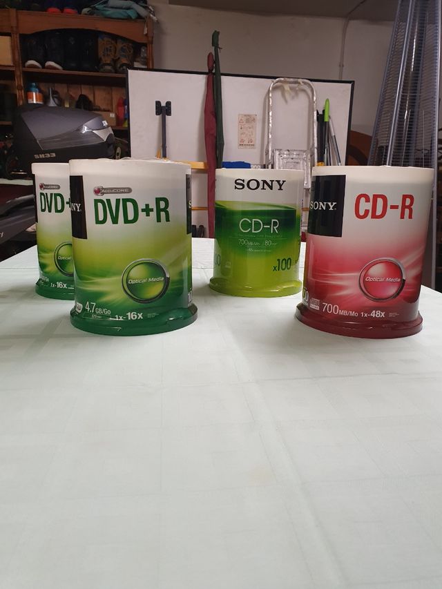 CD y DVD  nuevos