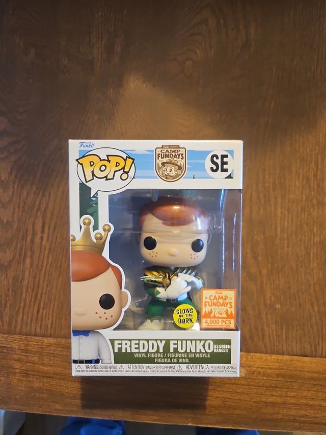 Funko pop freddy Green ranger glow