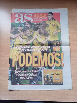 Periódicos diario MARCA (JUNIO 2008) 🇪🇸EUROCOPA