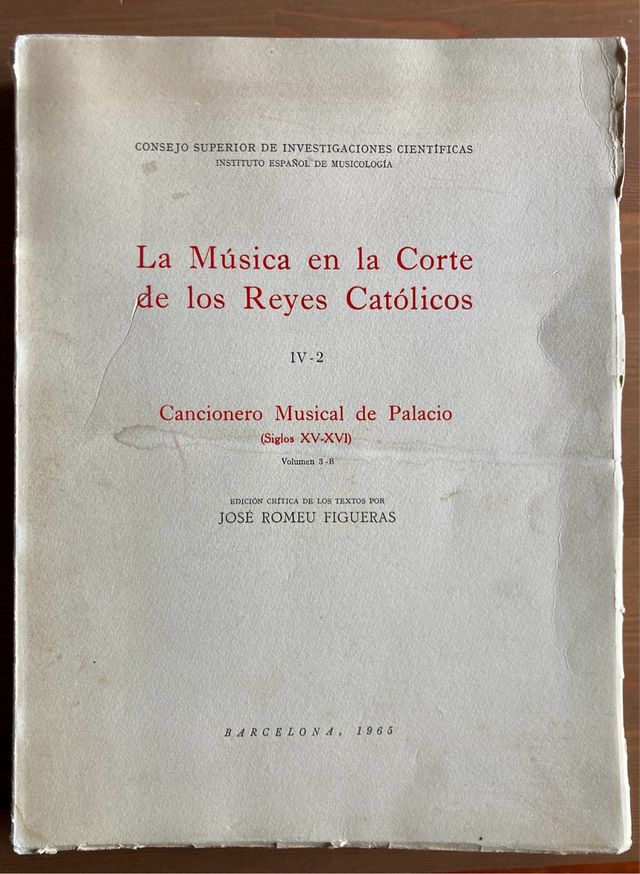 Cancionero de Palacio. Edición crítica textos