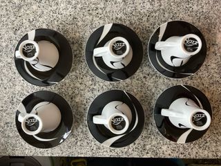 Conjunto de 6 chávenas e pires café Spal Jazz