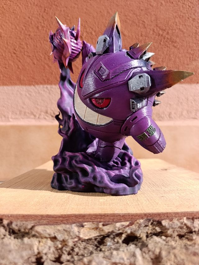 Figura Gengar de Pokémon Mecha Exclusiva