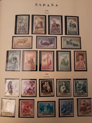 Álbumes de sellos de 1950 a 1975